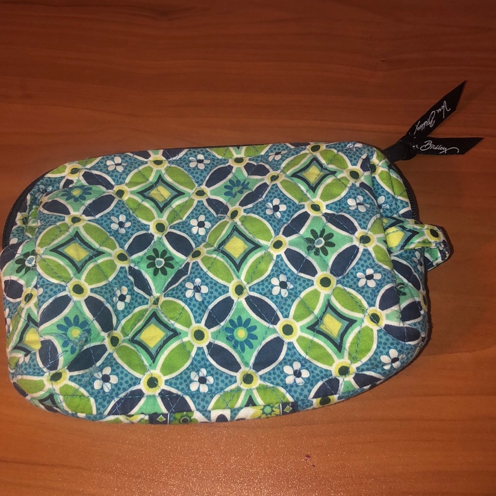Vera Bradley small green blue bag